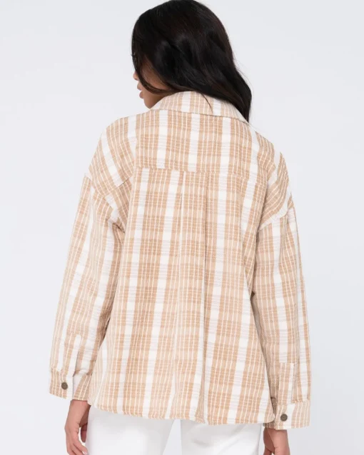 Rusty Stemming Oversized Plaid Shirt | Womens Shirts