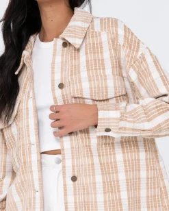 Rusty Stemming Oversized Plaid Shirt | Womens Shirts