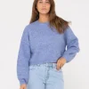Rusty Sundae Oversized Cropped Crew Neck | Womens Knitwear
