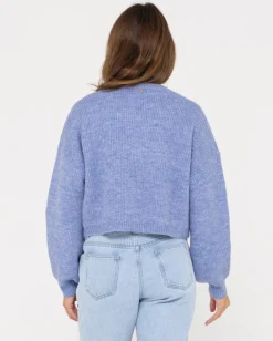 Rusty Sundae Oversized Cropped Crew Neck | Womens Knitwear