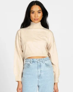 Rusty Sunday High Neck Knit | Womens Knitwear