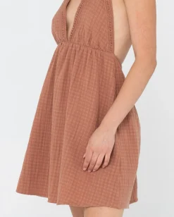 Rusty Sundowner Beach Mini Dress | Womens Overswim