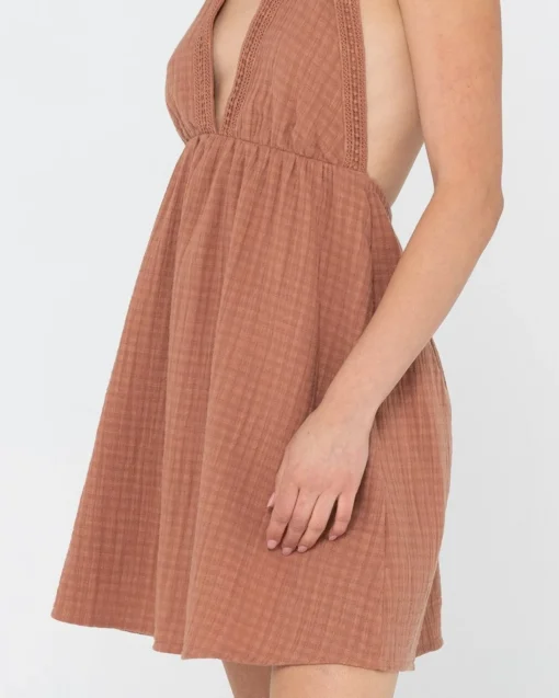 Rusty Sundowner Beach Mini Dress | Womens Overswim