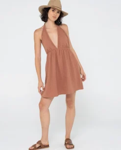 Rusty Sundowner Beach Mini Dress | Womens Overswim