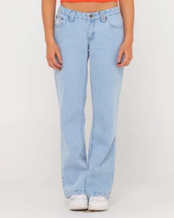 Rusty Super Low Rise Straight Leg Jean | Womens Denim