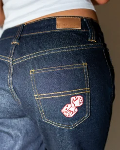 Rusty Super Low Rise Straight Leg Denim Jean | Womens Pants