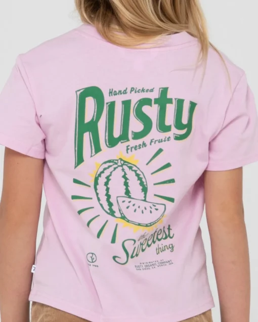 Rusty Sweetest Thing Graphic Relaxed Tee Girls | Kids Tops