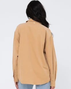 Rusty Tammy Cord Shirt | Womens Fashion Tops
