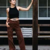 Rusty The Secret High Rise Cord Pant | Womens Pants