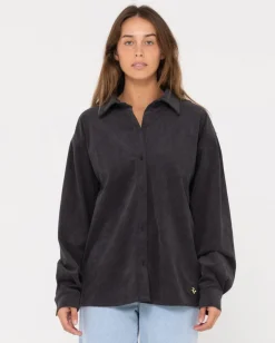 Rusty The Secret Oversized Cord Shirt | Womens Jackets