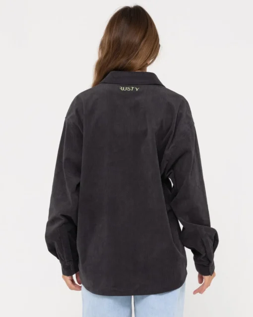 Rusty The Secret Oversized Cord Shirt | Womens Jackets