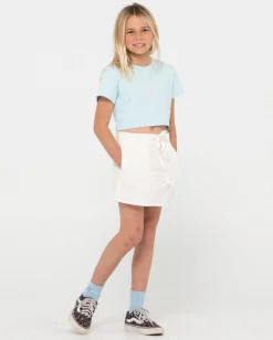 Rusty Thriving Short Sleeve Baby Tee Girls | Kids Tops