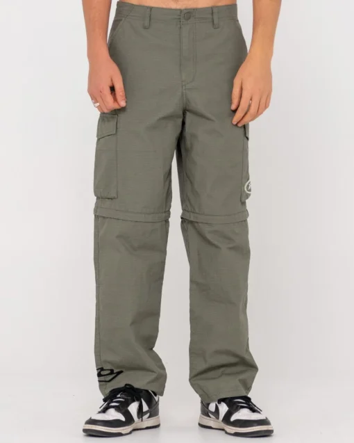 Rusty Transformer Ripstop Zip Off Cargo Pant | Mens Pants