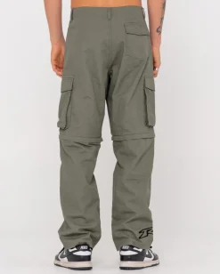 Rusty Transformer Ripstop Zip Off Cargo Pant | Mens Pants
