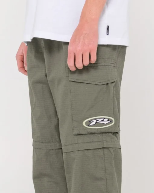 Rusty Transformer Ripstop Zip Off Cargo Pant | Mens Pants