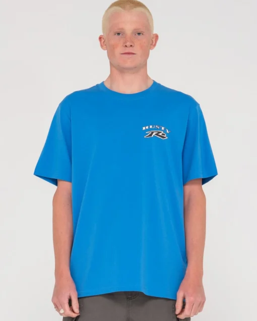 Rusty Tribal Burn Short Sleeve Graphic Tee | Mens Tees