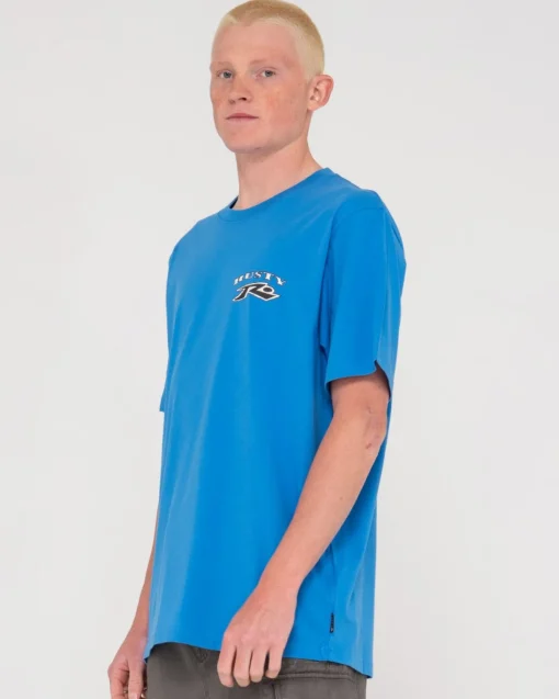 Rusty Tribal Burn Short Sleeve Graphic Tee | Mens Tees