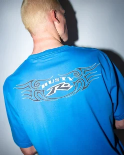 Rusty Tribal Burn Short Sleeve Graphic Tee | Mens Tees