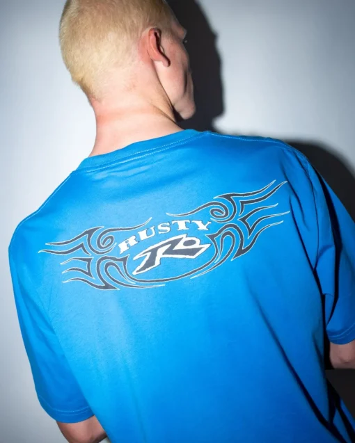 Rusty Tribal Burn Short Sleeve Graphic Tee | Mens Tees