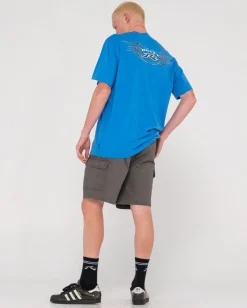 Rusty Tribal Burn Short Sleeve Graphic Tee | Mens Tees
