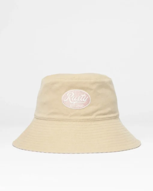 Rusty Vacay Time Reversible Bucket Hat | Womens Caps & Hats