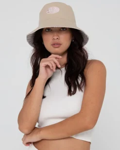 Rusty Vacay Time Reversible Bucket Hat | Womens Caps & Hats