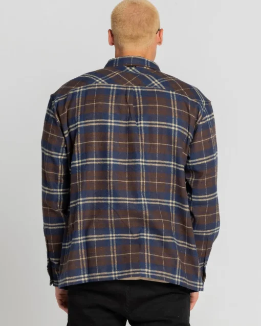 Rusty Venting Long Sleeve Shirt | Mens Shirts