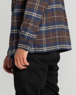 Rusty Venting Long Sleeve Shirt | Mens Shirts