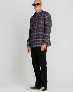 Rusty Venting Long Sleeve Shirt | Mens Shirts