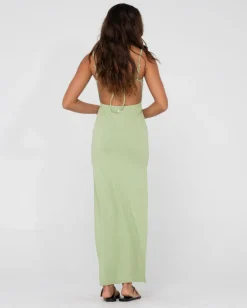 Rusty Vicky Side Split Slip Maxi Dress | Womens Maxi Dresses