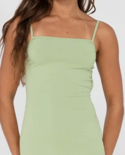 Rusty Vicky Side Split Slip Maxi Dress | Womens Maxi Dresses