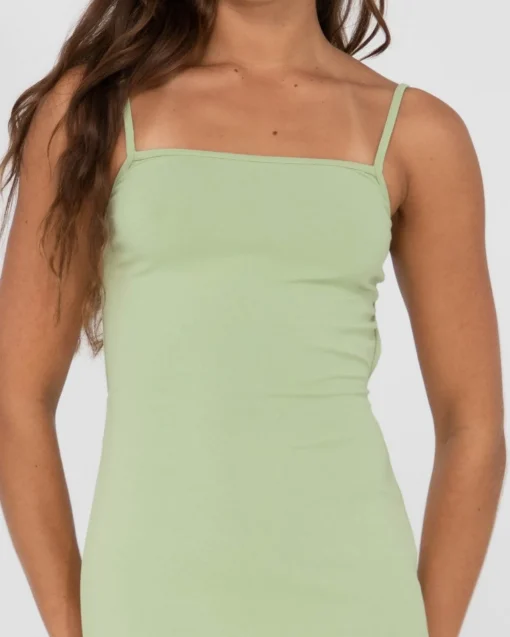 Rusty Vicky Side Split Slip Maxi Dress | Womens Maxi Dresses