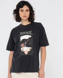 Rusty Voyage Boyfriend Fit Tee | Womens Tees & Tanks
