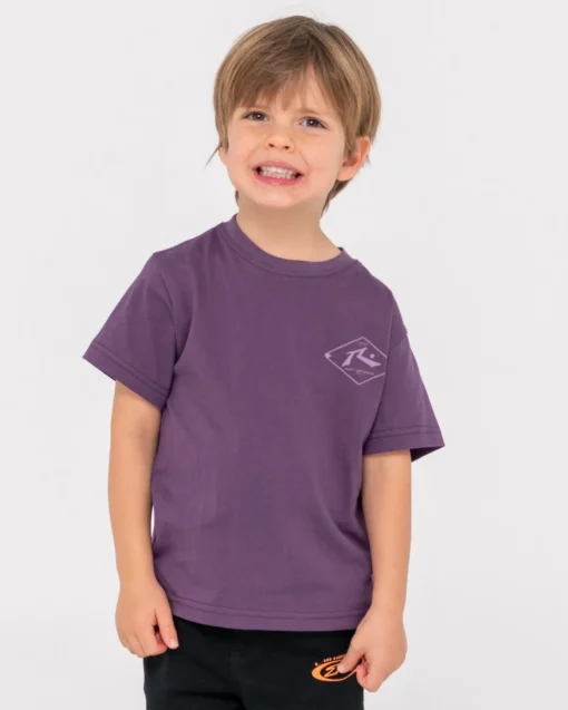 Rusty Wull Wolume Short Sleeve Tee Runts | Kids Tops