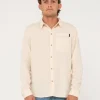 Rusty Yuma Linen Long Sleeve Shirt | Mens Shirts