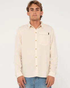 Rusty Yuma Linen Long Sleeve Shirt | Mens Shirts